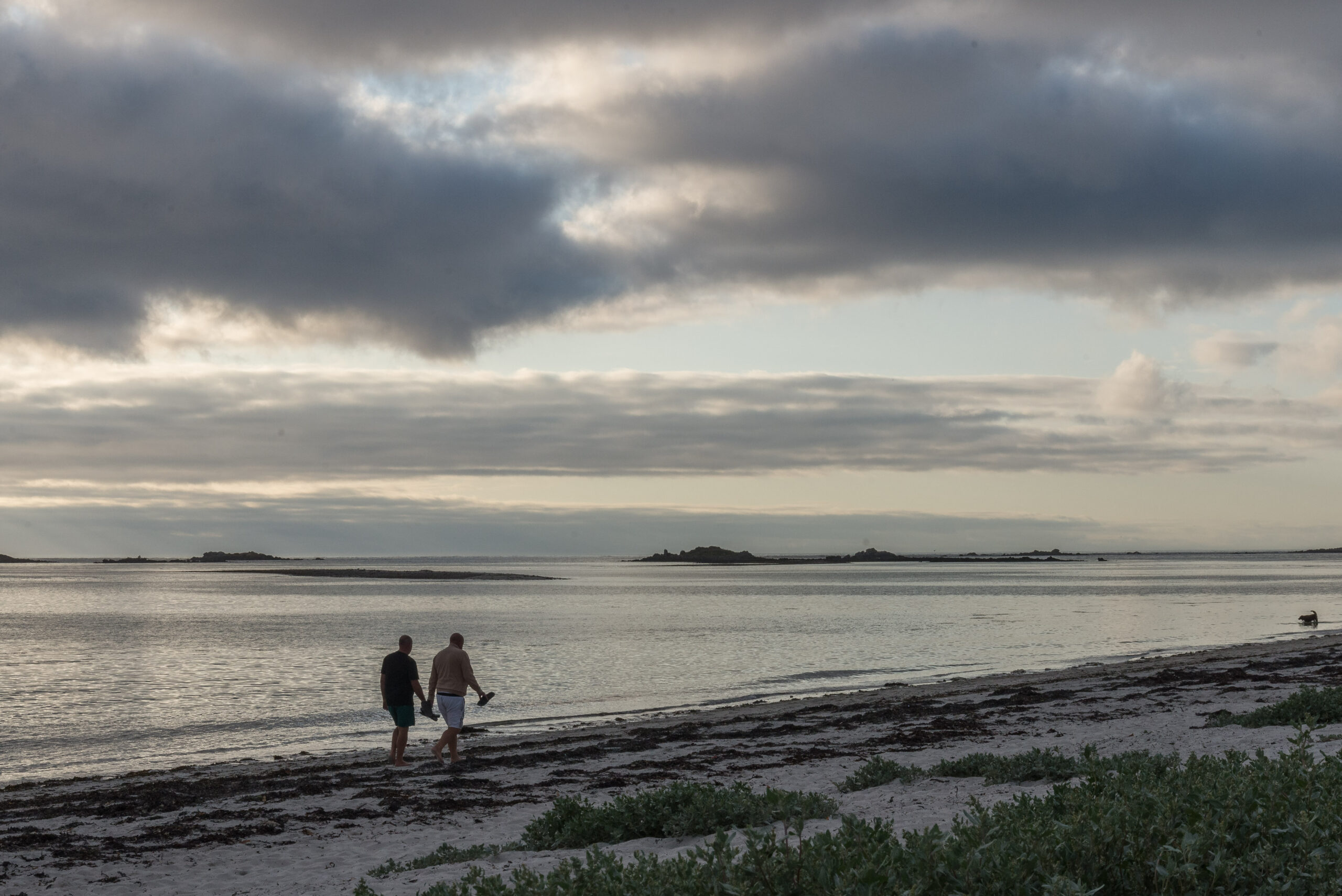Images d’un coucher de soleil sur l’Aber Wrac’h